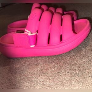 UGG Hot Pink Slide Sandals